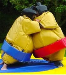 bouncy castles